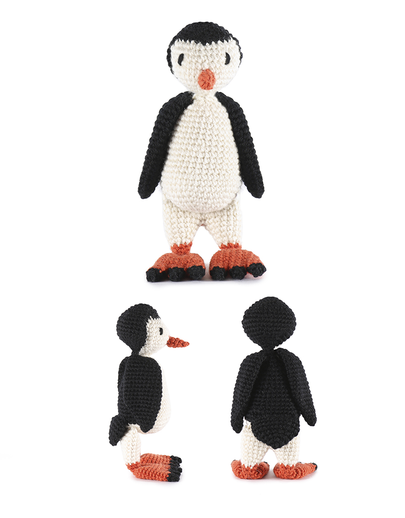 toft ed's animal oscar the penguin amigurumi crochet